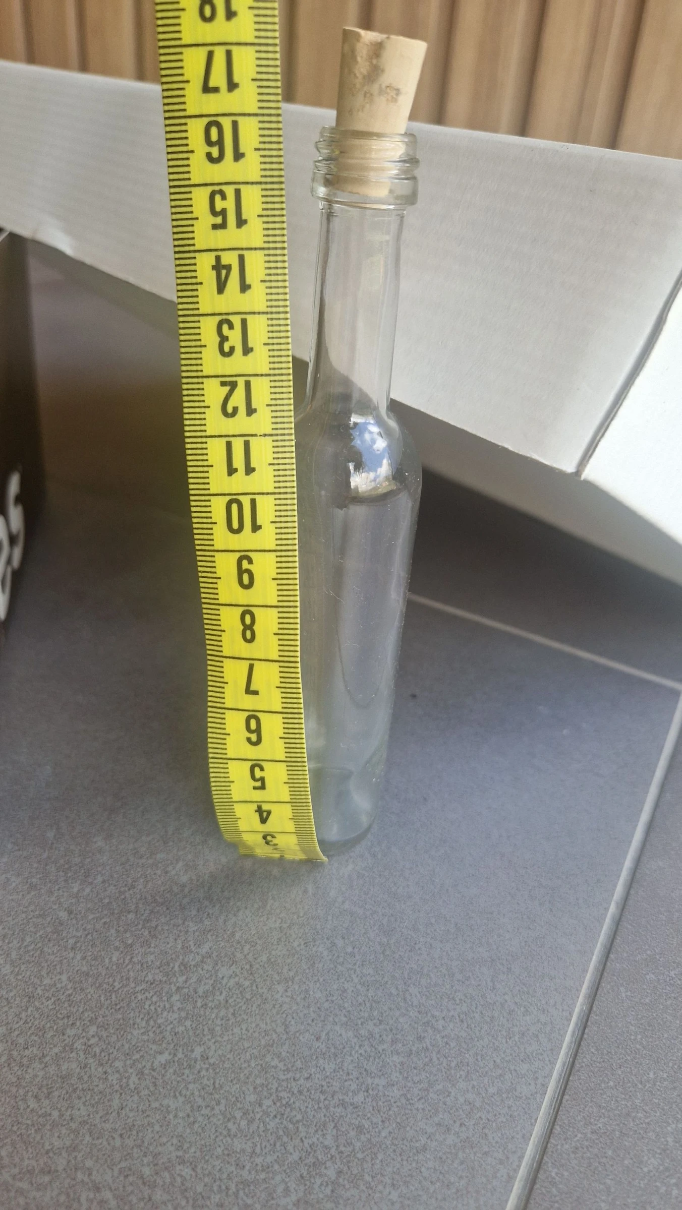 Lote de 21 mini botellas de vidrio con tapón – photo 2